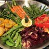 Fresh blanched Seasonal vegetables image